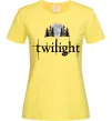 Женская футболка Twilight moon Лимонный фото
