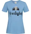 Женская футболка Twilight moon Голубой фото