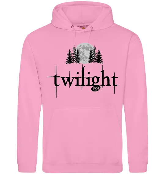 Женская толстовка (худи) Twilight moon Розовый фото
