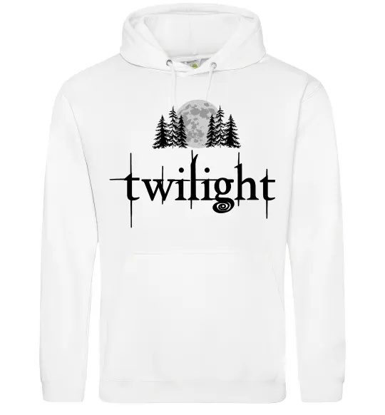 Женская толстовка (худи) Twilight moon Белый фото