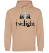 Женская толстовка (худи) Twilight moon Песочный фото