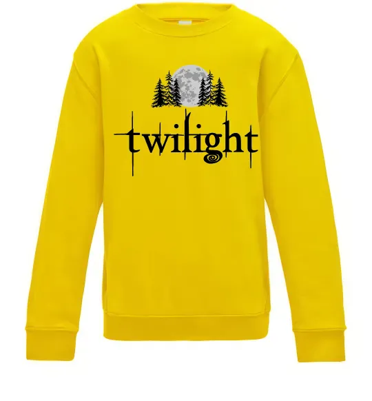 Детский Свитшот Twilight moon Солнечно желтый фото