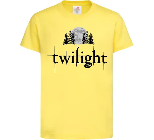 Детская футболка Twilight moon Лимонный фото