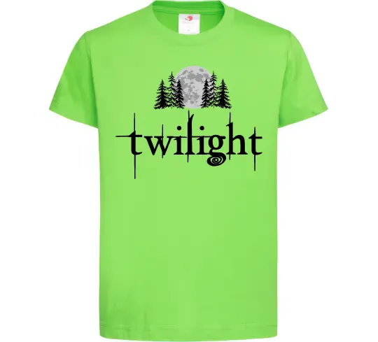 Детская футболка Twilight moon Лаймовый фото