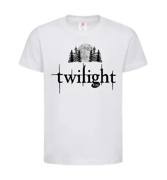 Дитяча футболка Twilight moon Білий фото