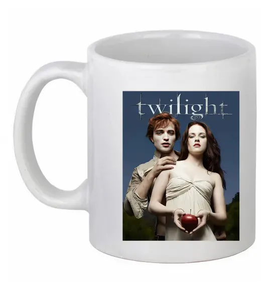 Чашка керамическая Сутінки Едвард та Белла Белый фото