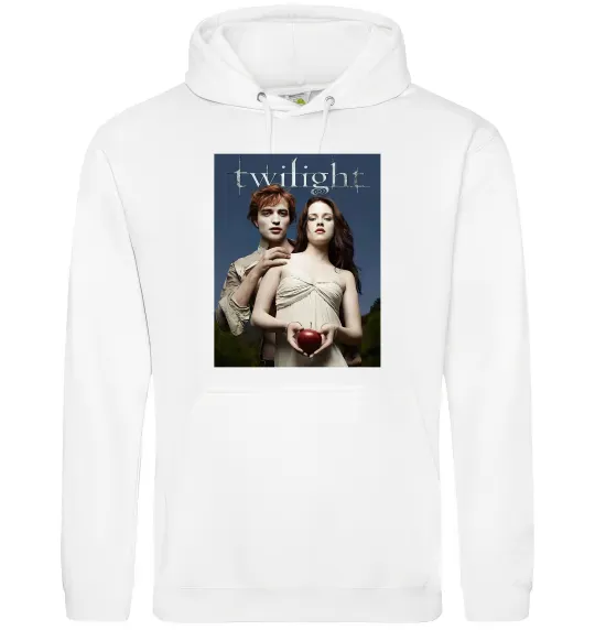 Женская толстовка (худи) Сутінки Едвард та Белла Белый фото