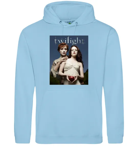 Женская толстовка (худи) Сутінки Едвард та Белла Голубой фото