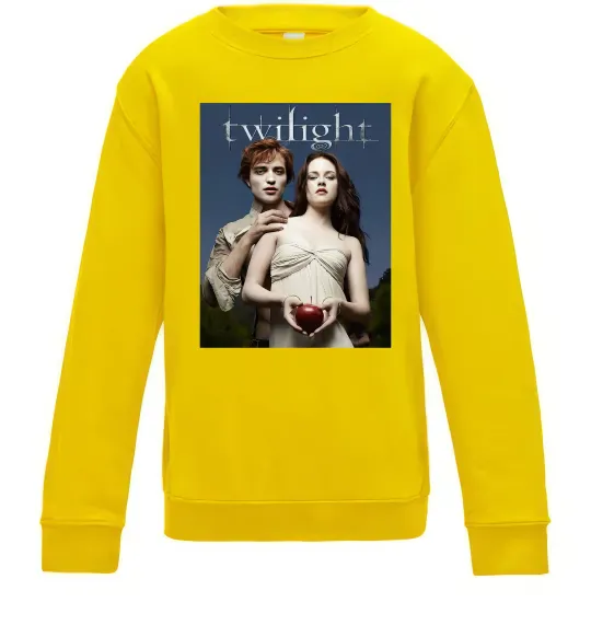 Детский Свитшот Сутінки Едвард та Белла Солнечно желтый фото