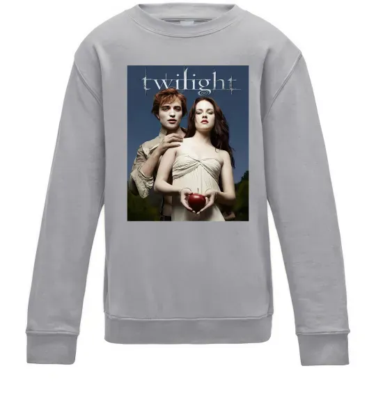 Детский Свитшот Сутінки Едвард та Белла Серый меланж фото