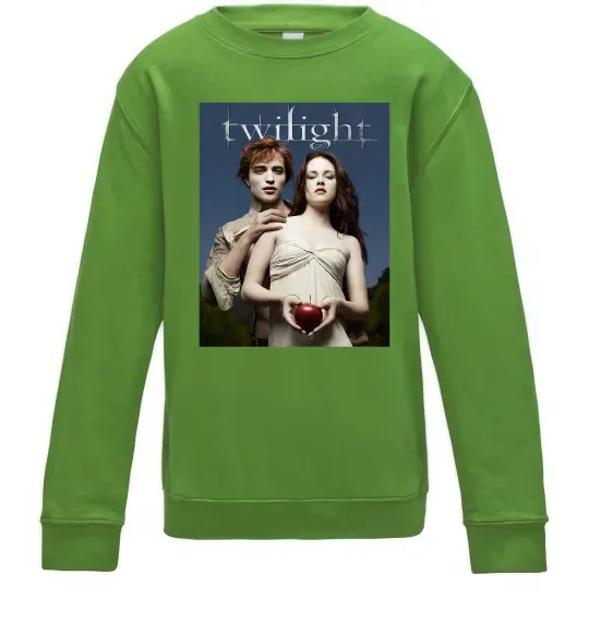 Детский Свитшот Сутінки Едвард та Белла Лаймовый фото