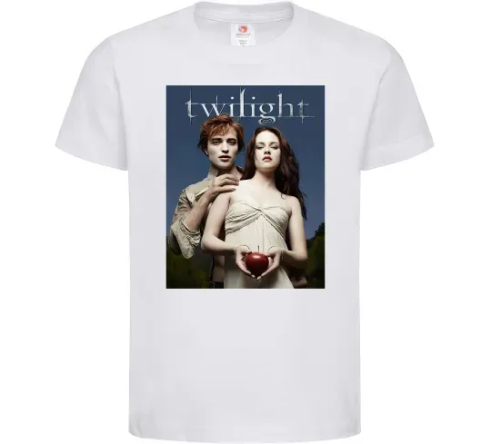 Детская футболка Сутінки Едвард та Белла Белый фото
