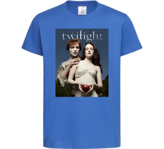 Детская футболка Сутінки Едвард та Белла Ярко-синий фото