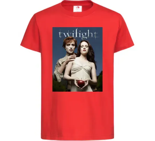 Детская футболка Сутінки Едвард та Белла Красный фото