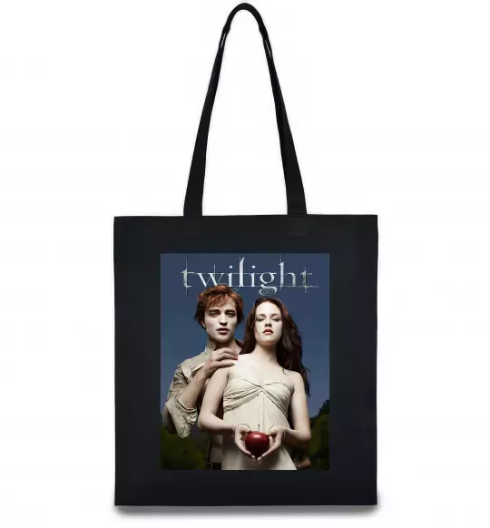 Эко-сумка Сутінки Едвард та Белла Черный фото