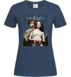 Женская футболка Сутінки Едвард та Белла Темно-синий фото