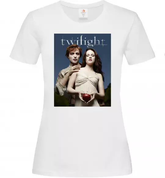 Женская футболка Сутінки Едвард та Белла Белый фото