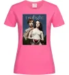 Женская футболка Сутінки Едвард та Белла Ярко-розовый фото