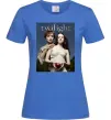 Женская футболка Сутінки Едвард та Белла Ярко-синий фото
