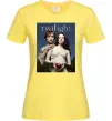 Женская футболка Сутінки Едвард та Белла Лимонный фото
