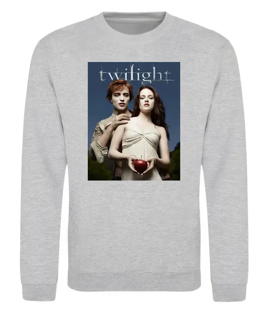 Свитшот Сутінки Едвард та Белла Серый меланж фото