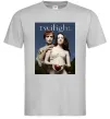 Мужская футболка Сутінки Едвард та Белла Серый фото