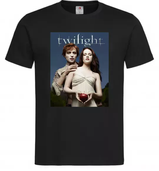 Мужская футболка Сутінки Едвард та Белла Черный фото