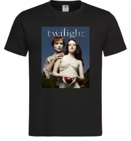 Мужская футболка Сутінки Едвард та Белла Черный Мужская футболка Сутінки Едвард та Белла Черный фото