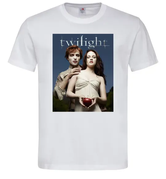 Мужская футболка Сутінки Едвард та Белла Белый фото