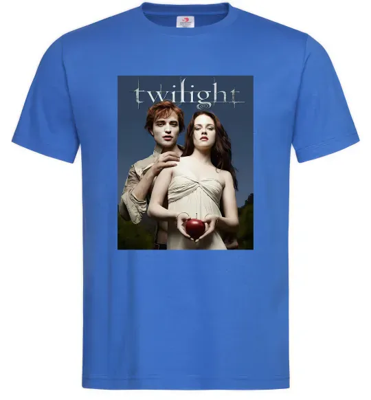 Мужская футболка Сутінки Едвард та Белла Ярко-синий фото