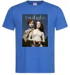 Мужская футболка Сутінки Едвард та Белла Ярко-синий фото