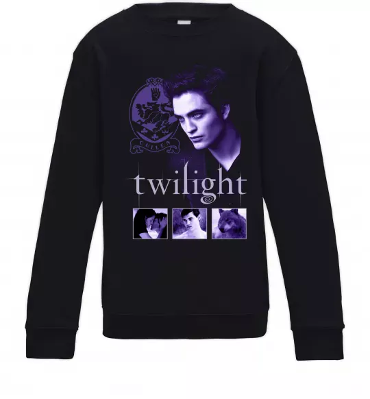 Дитячий світшот Сутінки колаж Чорний фото