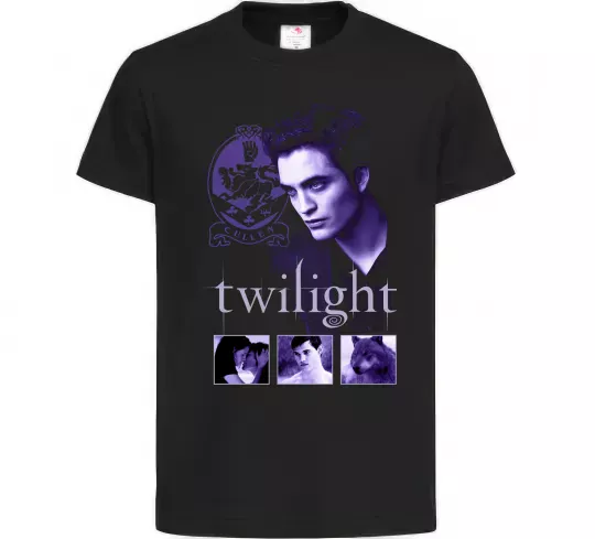 Дитяча футболка Сутінки колаж Чорний фото