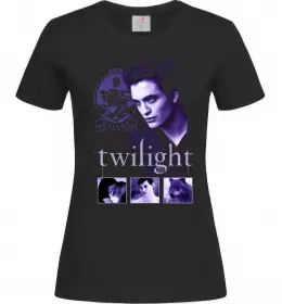 Женская футболка Сутінки колаж Черный фото