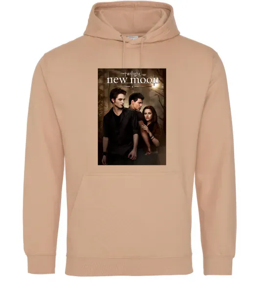 Чоловіча толстовка (худі) Twilight New moon Пісочний фото