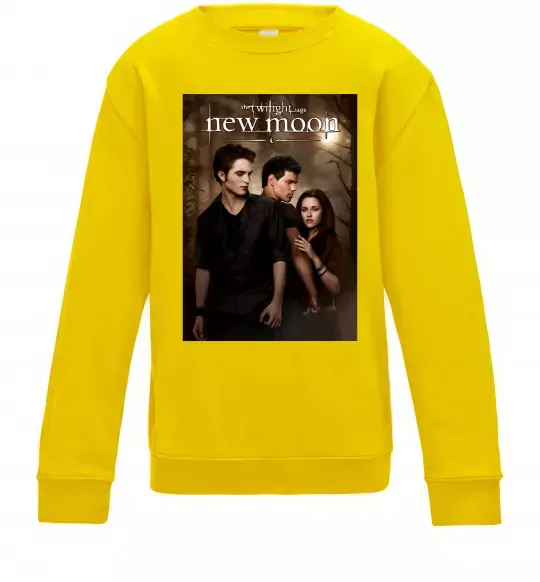 Детский Свитшот Twilight New moon Солнечно желтый фото