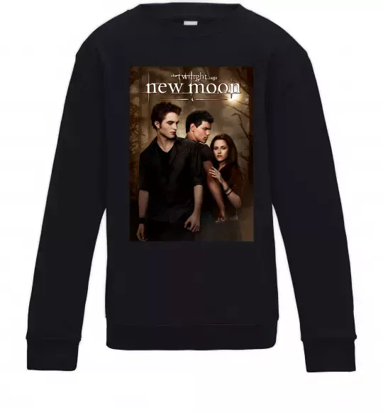 Детский Свитшот Twilight New moon Черный фото