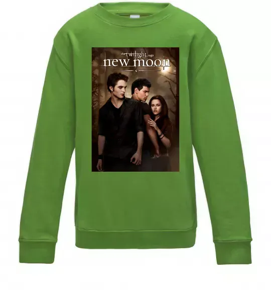 Детский Свитшот Twilight New moon Лаймовый фото