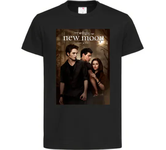 Детская футболка Twilight New moon Черный фото