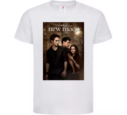 Детская футболка Twilight New moon Белый фото