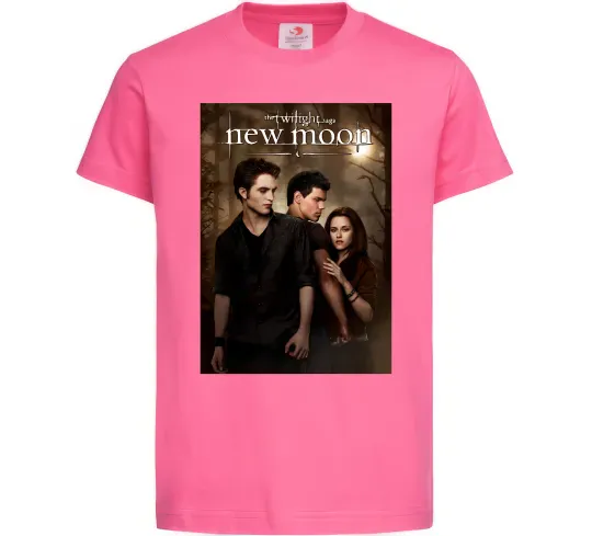 Детская футболка Twilight New moon Ярко-розовый фото