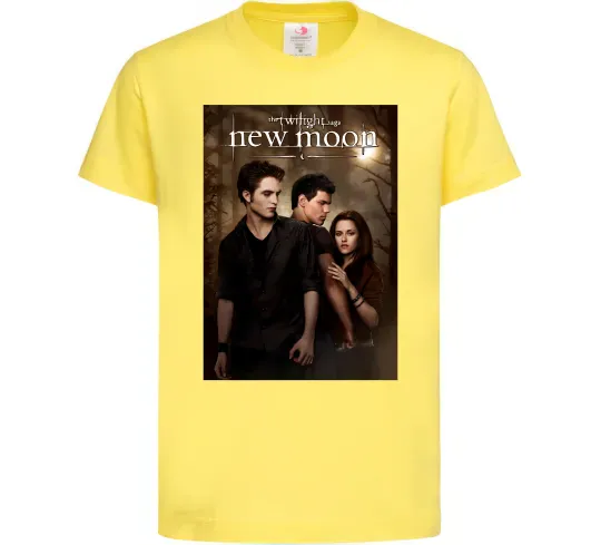 Детская футболка Twilight New moon Лимонный фото
