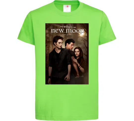 Детская футболка Twilight New moon Лаймовый фото