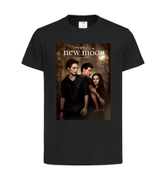 Детская футболка Twilight New moon Черный фото