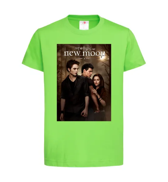 Детская футболка Twilight New moon Лаймовый фото