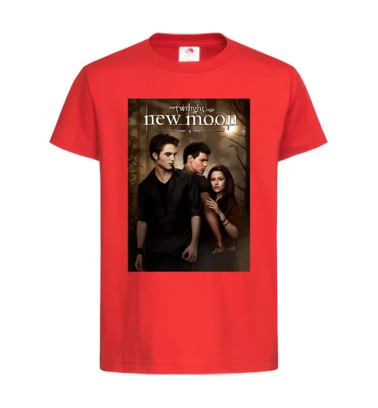 Детская футболка Twilight New moon Красный фото