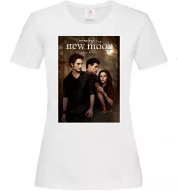 Женская футболка Twilight New moon Белый фото