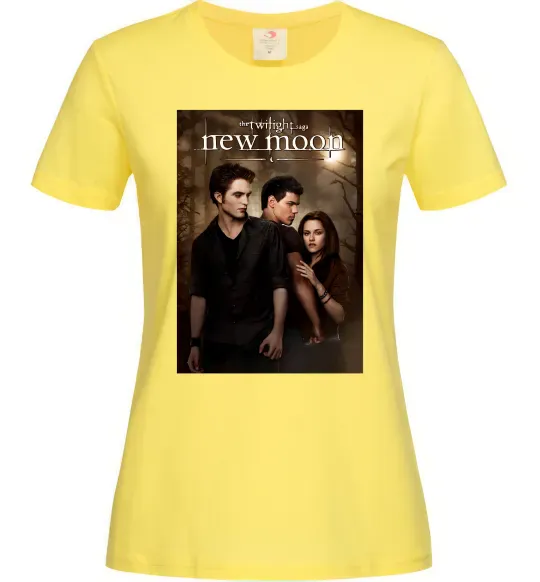 Женская футболка Twilight New moon Лимонный фото