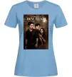 Женская футболка Twilight New moon Голубой фото