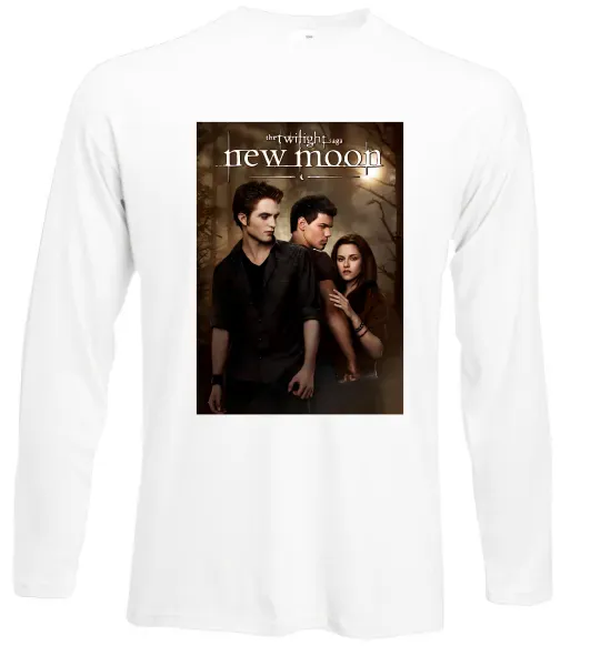 Лонгслив Twilight New moon Белый фото